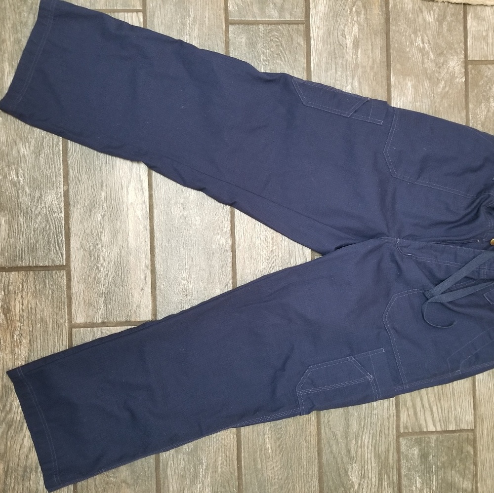 Carhartt navy blue mens scrub pants